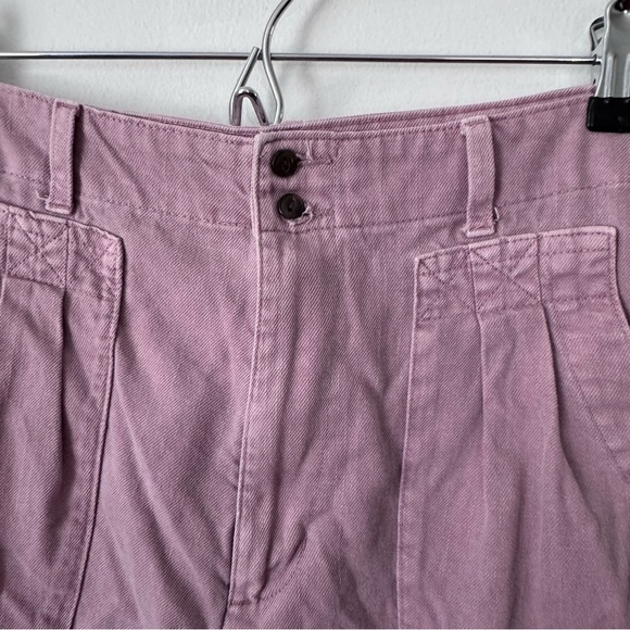 Universal Thread Women's Orchid Lane Pleated Pockets High Rise Shorts Size 6 - Picture 2 of 4